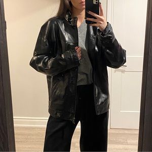 Vintage Emporio Armani Leather Jacket